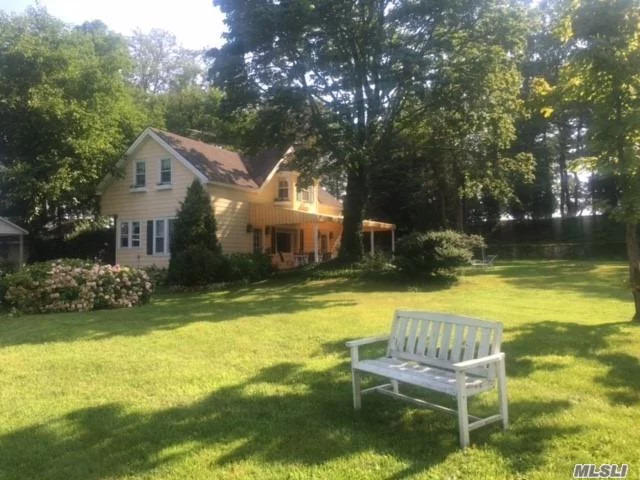 Impeccably Maintained 2 Story Traditional House Overlooking Ocean Estuary And Surrounded By 100 Acre Wild Bird Sanctuary Situated On A 30 Acre Gold Coast Estate With 1/2 Mile Of Private Sandy Beach. All Bedrooms Are On The 2nd Floor. Big Patio With Permanent Awning And Great View.