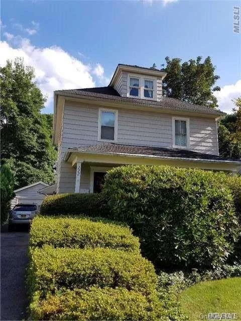 Beautiful Renovated Colonial House, New Eik, New Bathroom, New Hardwood Floors, Front Porch, Foyer, Large Lr, Private Backyard, Near Lirr, Shopping, Roslyn Sd