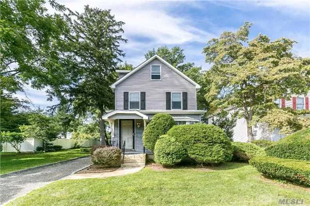 This Warm & Inviting 2 Bdm + Loft, 1.5 Bath Colonial, Is Filled W/ Charm. The Large Property Provides Plenty Of Room For Expansion. Foyer Opens To A Large Lr W/Frplc & A Large Formal Dining Rm. The Eik Overlooks A Large Den, With A Great View Of Parklike Property At The End Of A Quiet Street. A Rare Find Near All Transportation And Shopping. This House Comes W/Extra Lot.