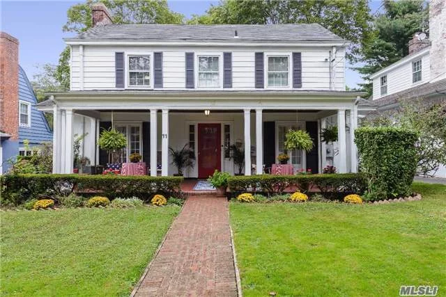 Great Curb Appeal...Port Washington Heights Charming 4 Bedroom 3 Bath Front Porch Colonial In Great Location. Beach Rights With Availability And Fee. Convenient To Town, Train, Water, And Schools.