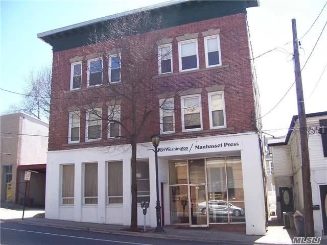 Lovely Free Standing Mixed Use Building Located In Picturesque Lower Main St. 4 Renovated Offices With Common Kitchen And 2 Bathrooms. 3  Apartments Consisting Of Living Room, Kitchen, Bath, Bedroom Den/Office. 1 Apartment With 1 Bedroom, Kitchen, Bath And No Den/Office. 4 Off Street Covered Parking Spaces For Apartment Tenants Only.