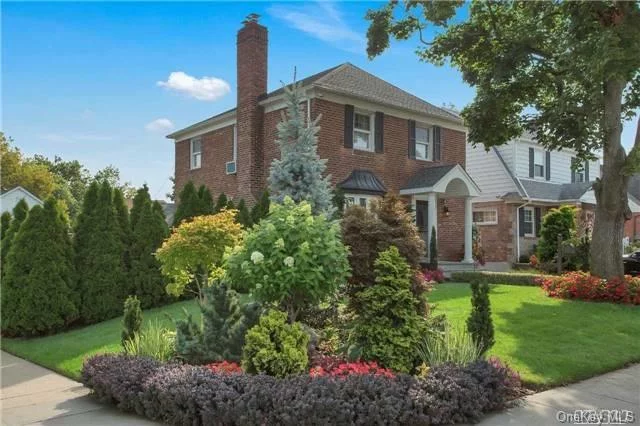 Stunning Brick Colonial On Beautifully Landscaped Corner Lot. Large Rooms, Lr W/Fp, Formal Dr, Large Eik, Sunny Den With Ose To Deck, Gated Yard. Radiant Heat In The Bathrooms, Lovely Finished Basement, 2 Car Garage, Large Driveway.6 Zones Sprinklers System, Alarm And Much More. Located Close To Lie, Public Transportation, Schools And Shops.