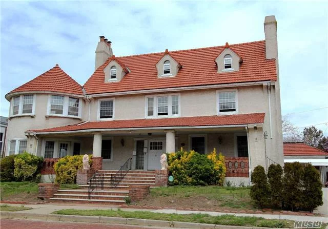 Great Investment On Long Beaches Historical Block! Stunning Historical Mini Mansion That Is A Legal 2 Family With Rent Roll Of 6500-7500. Does Need Some Updating, But Is Very Large And Spacious With A Double Lot, Lots Of Parking, All Separate Heating Units, And Electrical Meters,  1 Block From The Beach