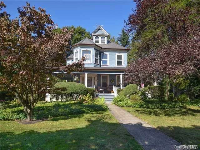 Beautiful Turn-Of-The-Century Details Blend Seamlessly Into Modern Living In This Stunning Grand Victorian Featuring A Soaring 2 Story Foyer W/2 Fireplaces, An Updated Eik W/Fplc & Hi-End Appliances,  Lr, Media Rm, Fdr, Master Br W/Ensuite Spa Bath, 4 Additional Bedrooms, Finished 3rd Floor & Semi-Finished Bsmt, Slate Roof, Restored Parquet Flrs, 2 Story Detached Garage...