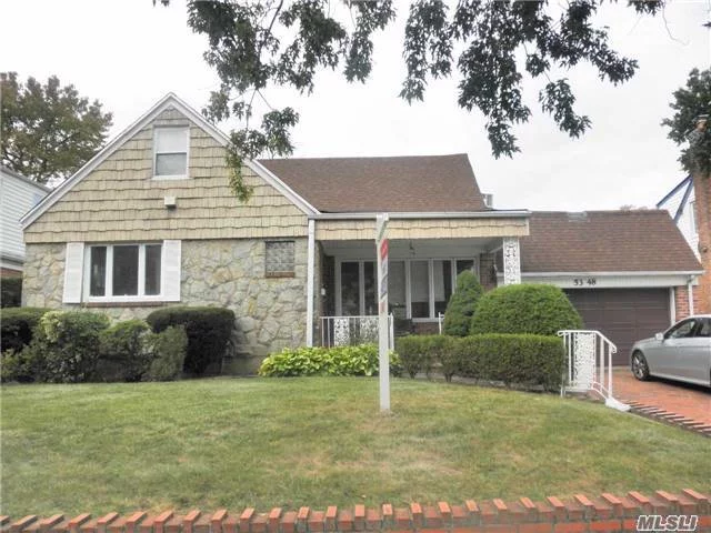 Beautiful Detached 2 Family Set On Oversize Lot 60X100, Nice Hardwood Fl Thru Out Updated Kitchens And Baths 2 Car Garage, Move In Condition. Good For Large Family , Prime Bayside Location. Best School Dist#26 , Ps162, Jhs 74. Must See.