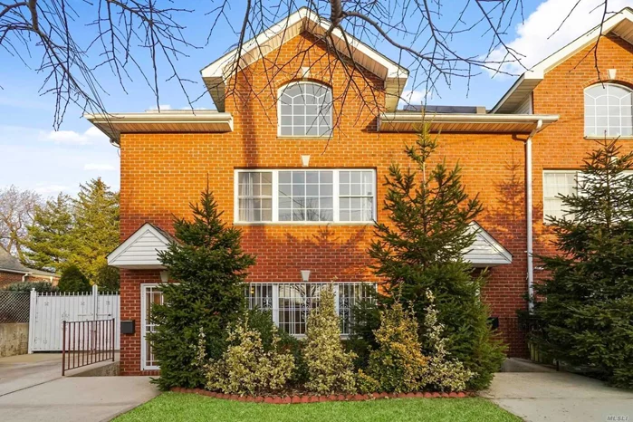 Built In 2008 This Home Is Only 10 Years Old. 3 Story Brick 2 Family-2 Side By Side Duplex Apartments. Separate Entrances For Each Apt. Beautiful Windows Give A Lot Of Natural Sunlight, Ss Appliances, Full Finished Basement, Wood Floors, Private Yard.