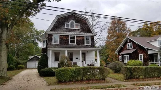 Charming Colonial On A Desirable Street Close To The Hospital, Rr And Shops. Beautiful Woodwork Throughout. French Doors Open Into Living Room From Entry Foyer. Large Dining Room. Eik With Half Bath. Kitchen Opens Out To Large Backyard. Large Master With Walk-In Closet. 2 Additional Bedrooms, Hall Bath. Large Area On Third Floor Available For Storage.