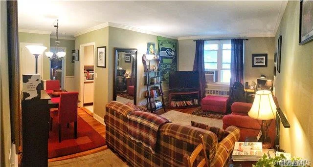 A Beautiful, One-Bedroom Unit In The Bryn Mawr Co-Op. Walking Distance To Shops, Restaurants, Fitness Centers, And The Lirr. This Unit Is Clean And Well Kept. It Has Hardwood Floors, A Dishwasher, Lots Of Storage, Gas Cooking, Low Electric Bills And Available Parking. Laundry And Bike Storage On The Premises.