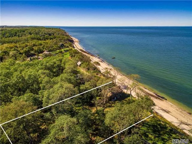 Simply Spectacular! Property Sits High On Bluff With 100 Ft. Of Breathtaking Open Long Island Sound Views And Beach Below. Sold As-Is. No Stairs. Cottage In Temporary Location And Not Habitable. Remediation Of Bluff Required To Allow For Building Stairs And For Construction Of New Residence Or Renovation Of Existing Cottage. Walking Distance To Goldsmith&rsquo;s Inlet Beach.