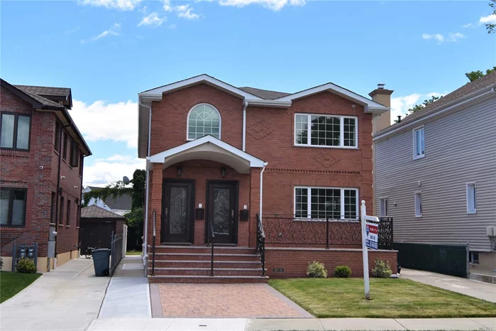 2018 Brand New Solid All Brick 2 Family With High Quality Materials. 6 Bedrooms 5 Baths.All Oak Hardwood Floors.Full Finished Basement With Bath & Sep Entrances. Very Convenient Location, Shopping Closed To H-Mart & Transportation.... Plus Much More More..Best School Dist#26. Final C.O Just Arrived !!