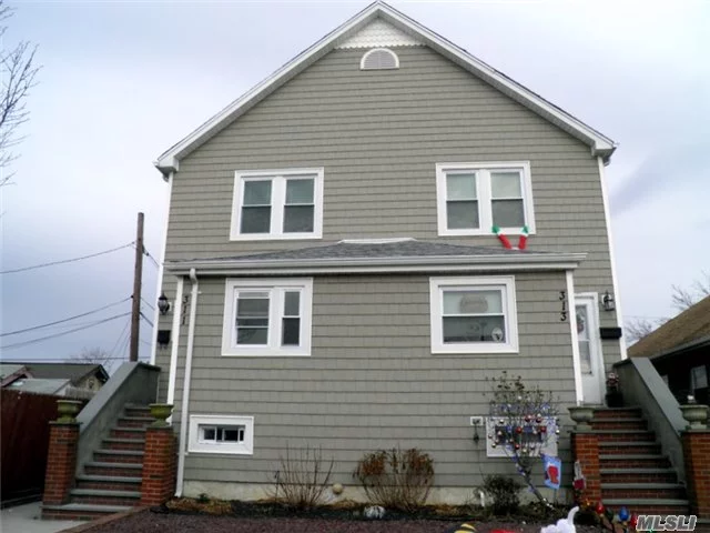 Very Desireable Side By Side 2 Family House. Each Apartment Has Its Own Entrance, Deck, Backyard And Basement. Lower Level Has Lr/Dr, Eik, Deck To Backyard, Upper Level 2Br&rsquo;s, Full Bath. Left Side Has .5Bath, Mud Room W/W/D. Right Side Has Small Ofc/Den & W/D In Basement. Left Side All New Kitchen/S/S Appliances, New Flooring, Windows, And Bath. Great Opportunity!