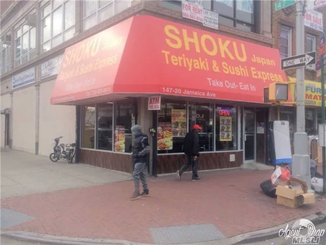 Turn Key Fast Food Restaurant In Prime Location On Dynamic Jamaica Ave Near Sutphin Blvd. Space Includes Recent Full Fast Food Restaurant Equipment & Facility Buildout. Major Retail & Commercial Corridor W/ Heavy Foot & Vehicular Traffic From Major Queens Transportation Hub Inc E, J, Z Trains, Lirr, Jfk Airtrain, Buses & 2 County Court Houses Nearby.