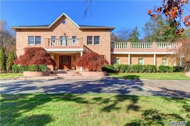 This Totally Renovated Brick Colonial Sits On 2.3 Acres Featuring 6 Bedrooms & 6.5 Baths, 4 Balconies Overlooking Gorgeous Park-Like Backyard With Ig Heated Pool, Brick Cabana House With Spa, Kitchen & Bath. Interior Offers Well Proportioned & Beautifully Appointed Rooms For Entertaining Guests Or Family Gatherings. Circular Driveway, Old Westbury Schools.