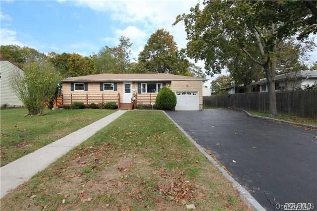 Sought After Islip Schools Beautiful Ranch, Close To Park. 3 Bedrooms Up & 1 F.Bath. Updated W/ New Windows, Heat, Roof, Cac., Vinyl Siding, Fully Tile Bath. New & Refinished Hardwood Floors And Paint. Full Finished Basement W/ Den, Full Bath & 2 Brms. Large Private Fenced Yard. Lovingly Maintained By The Original Owners.