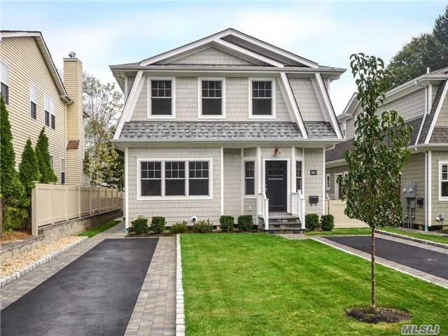 Front Apartment. New Construction , Mint 3 Bedroom , 3.5 Bath Hampton Colonial With Open Floor Plan, Living Room And Dinning Room Area , Full Finished Basement With Full Bath , Cac, Gas Fuel And Heat, Private Driveway.