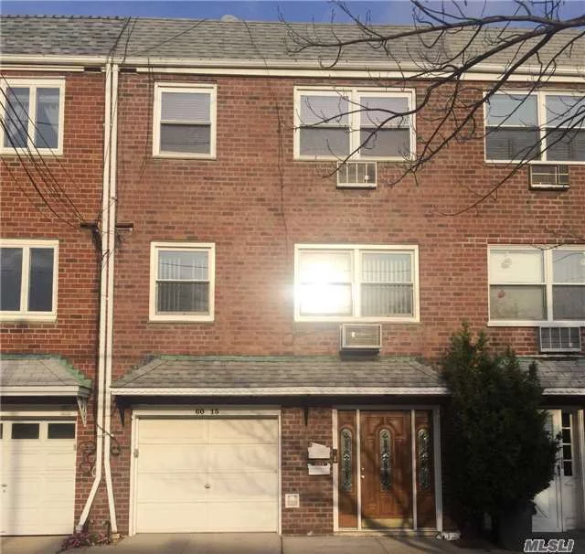 Lovely 2 Family In The Heart Of Middle Village, Near Express Bus To City, 1st Fl Has 3 Accessory Rooms, 2nd Fl Has 5 Rooms, 2 Bdrms, 1 Bth & Stairs That Lead To 1st Fl 3 Rooms (Can Be Used As Duplex), 3rd Fl Has 5 Rooms, 2 Bedrooms, 1 Bath, Updated Kitchens, Updated Bathrooms, Private Yard, 1 Car Garage And Private Driveway