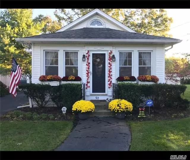 Adorable And Affordable 2 Bedroom Ranch In Sayville School District. This Charmer Has Wood Floors, Updated Bath, Ceiling Fans, Slider To New Trex Deck, And Detached Garage With Fenced Yard