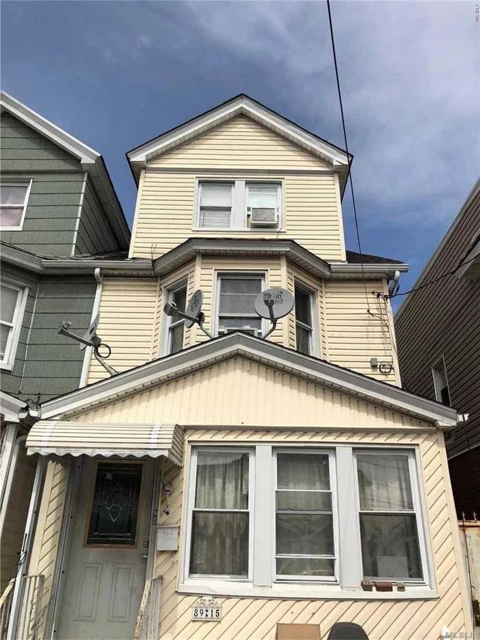 Full Finished And Fully Renovated 1 Bedroom Apartment Attic Apartment.  First Floor And 2nd Floor Are A Duplex 3 Bedrooms With Full Bath Over Living Room, Formal Dining Room, Kitchen And Half Bathroom. Full Finished Basement With 2 Additional Rooms1 Car Garage (Entrance On 90th Street)& Back Yard