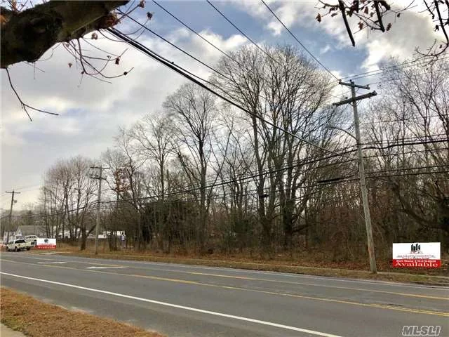 Calling All Developers And Investors. 2 Acre Shovel-Ready Commercial Property For Sale That Is Approved For Up To A 9, 000 Square Foot Building. J-Business Zoning. Use For Medical, Health Spa, Gym, Professional Office Space+++.  251&rsquo; Of Frontage On Busy Montauk Highway.