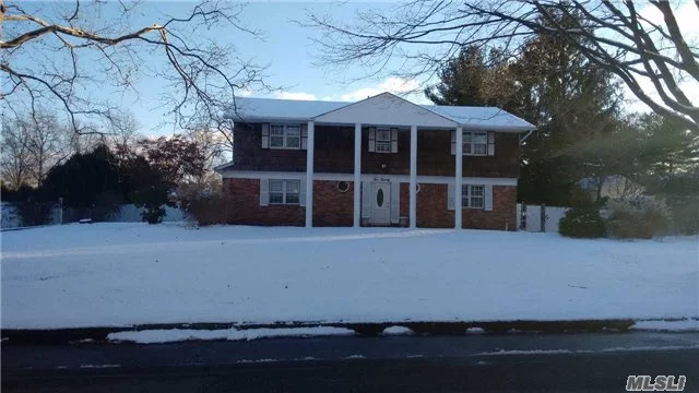 Large 4 Bedroom 2.5 Baths With Office, Eik, Den, Living Room, Formal Dining Room, In Commack School District, With Beautiful Level Property