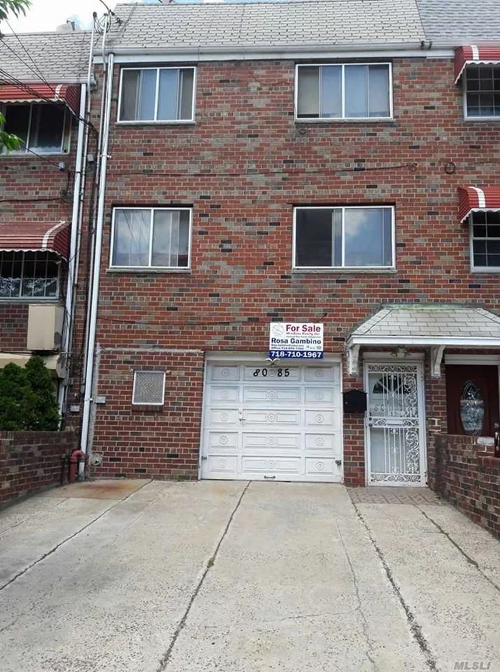 Two Family House All Brick, Three Floors,