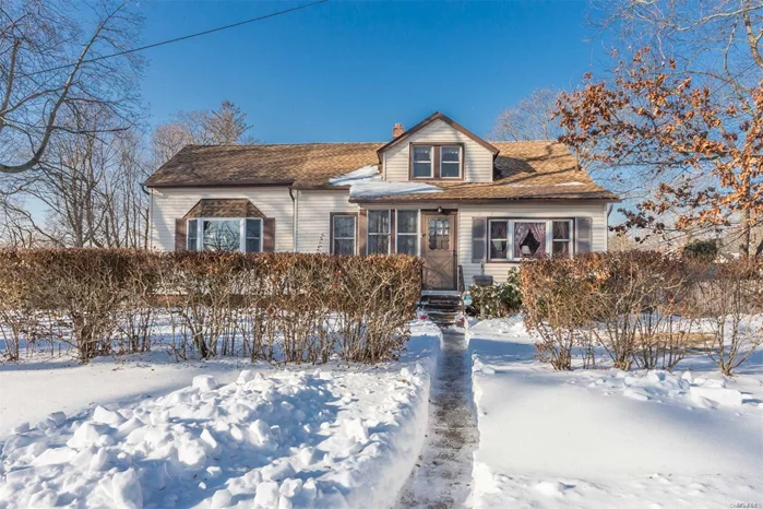 Lovingly Maintained Cape Circa 1929. Updated Kitchen , Formal Dining Room, Formal Living Room, Den, Gas Hw Heat, Large Property With 1.5 Car Detached Garage And Large Wood Deck! Super Low Taxes $9601 Before Star Rebate, This Is The One You Have Been Waiting For!-