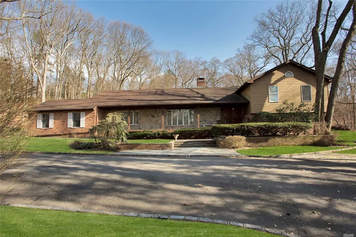 Great Location! Amazing Privacy In Laurel Hollow.