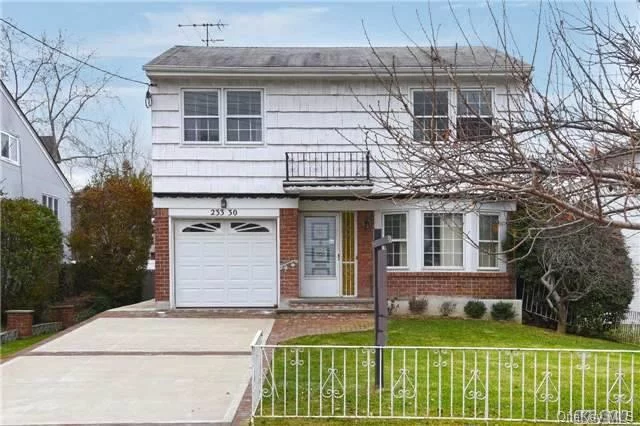 One Family Home With Split Level Layout In Beautiful And Quite Douglaston Neighborhood. Spacious Bright Rooms, Large Eat-In-Kitchen With Exit To Balcony And Backyard, Master Bedroom Has Walk-In Closet. Cac,  Lots Of Closets, Private Backyard. One Car Garage With Driveway. Conveniently Located Close To Local Shops, Restaurants, Sd#26. Few Blocks To Lirr. A Must See!