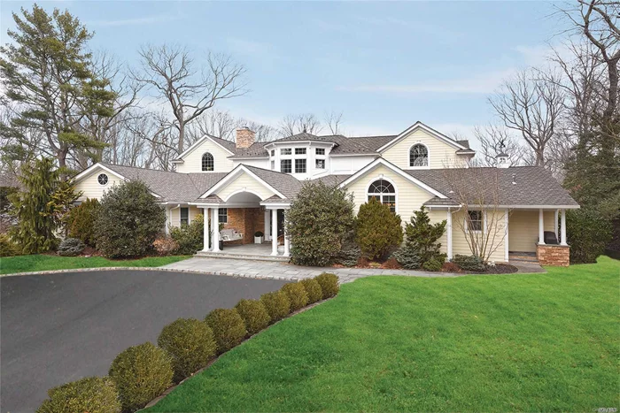 Welcoming Courtyard Introduces You To This Grand 5 Bedroom Hamptons Style, Flower Hill Residence. Meticulously Expanded And Rebuilt In 2008, This 6000 Plus Sq. Ft. Home Features Exquisitely Appointed Rooms With High Ceilings, Chef&rsquo;s Kitchen, Palatial 3 Room Master Suite & Fabulous Walk Out Lower Level. 2nd Master On 1st Floor. 1.23 Acre W/Pool & Spa. Generator & More.