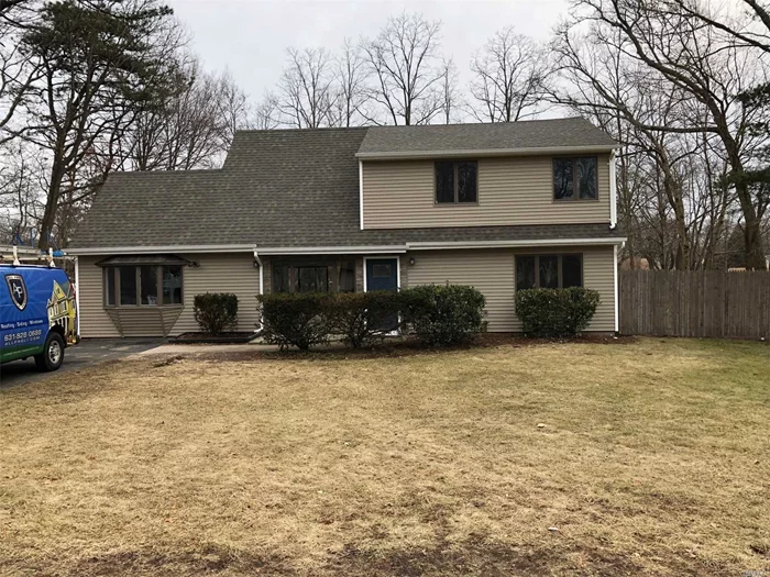 Totally Renovated Colonial Featuring New Roof, New Siding, New Stone Front, Designer Kitchen With Soft Close Cabinets, Granite Counter Tops, Stainless Steel Appliances, Two Brand New Designer Bathrooms, New Floor Throughout Home, All Sitting On A Beautiful Large Property! Must See!