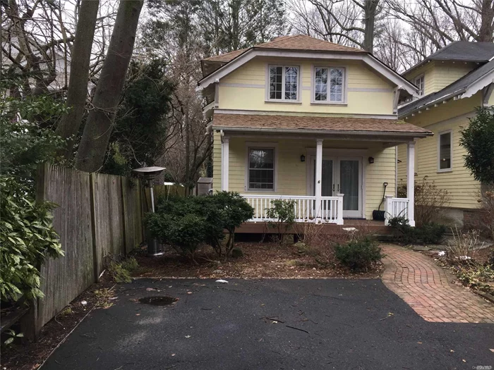 Charming And Spacious, Freshly Painted 2 Bedroom Cottage Boasts Beautiful Hardwood Floors And Crown Moldings. Features Large Lr, Eik W/Granite Countertops, Updated Appliances, Central Air Conditioning, Washer/Dryer And Lots Of Storage. A Porch, Yard, And Plenty Of Privacy Complete This Lovely Home.