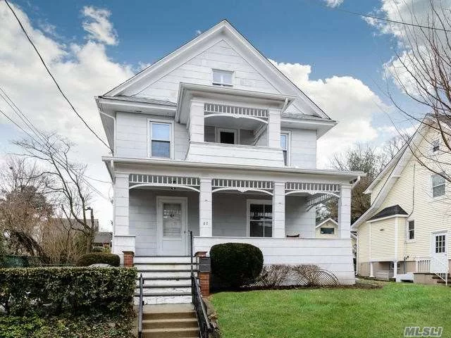 This Village Charmer Offers Soaring Ceilings, Oversized Windows Create Sun-Drenched Rooms, Beautiful Millwork And Staircase, Built Ins And Hard Wood Floors Throughout. Lovely Entry Foyer, 4 Bedrooms, 2 Baths, Front And Back Porches, Walk Up Attic Plus A Full Basement. Lovely Property, Walk To Village And Rail Road. 36 Minutes To Manhattan. Salem Elementary, Low Low Taxes!