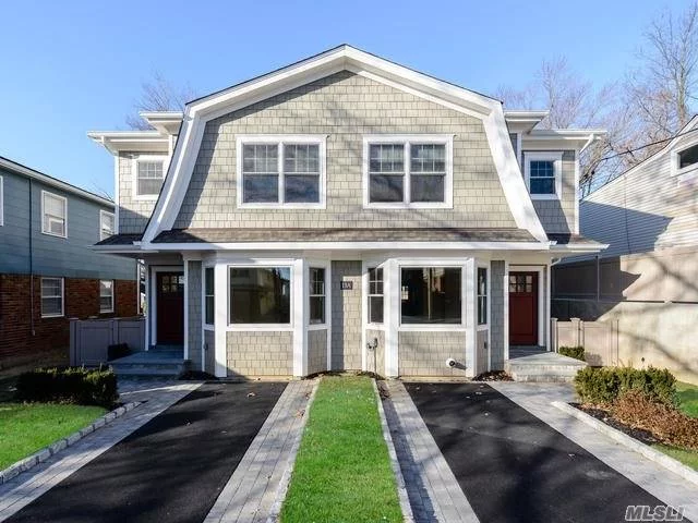 Stunning New Construction! Hampton Style 3 Br, 3.5 Bath Duplex Near Manorhaven Community Park, Beach And Pool. Designer Kitchen And Baths, Laundry On 2nd Floor. Large Recreation Room In Lower Level With Full Bathroom. Private Driveway, Shared Yard With Boundary Fencing.