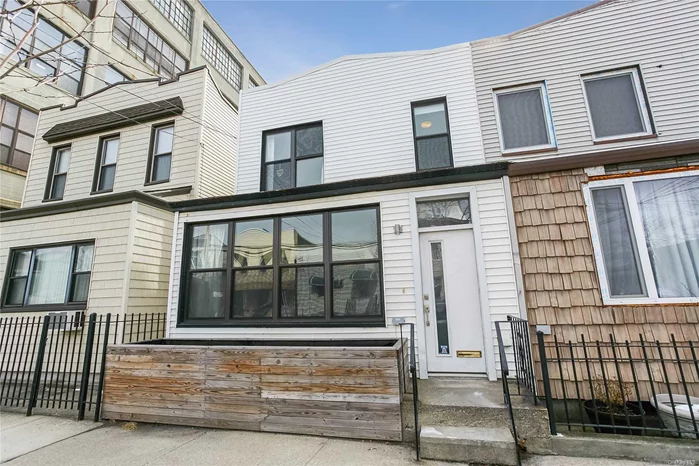 This 1 Family Has Been Totally Renovated, Kitchen Has Marble Counters And Stainless Steel Appliances , Beautiful Hardwood Floors Throuhout, Central Air And Central Heating, Master Bedroom Has A Batroom En Suite And Has A Rear Deck, There Is A 2 Car Garage And Only Blocks To L And M Train,