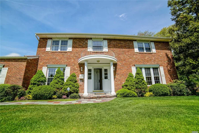 Drenched In Natural Light, This Fabulous Center Hall Colonial Located In Flower Hill,  Has 4/5 Large Brs, 3 Full Renovated Baths, New Eat In Kitchen With Granite Counter Tops And Back Splash, 2 Ovens For The Gourmet Chef, Gleaming Wood Floors Thru-Out, Floor To Ceiling Windows, Beautiful Park Like Grounds With 2 Patios, New Roof, Central Air, Low Taxes. Picturesque Views From All Windows. Located On A Cul De Sac