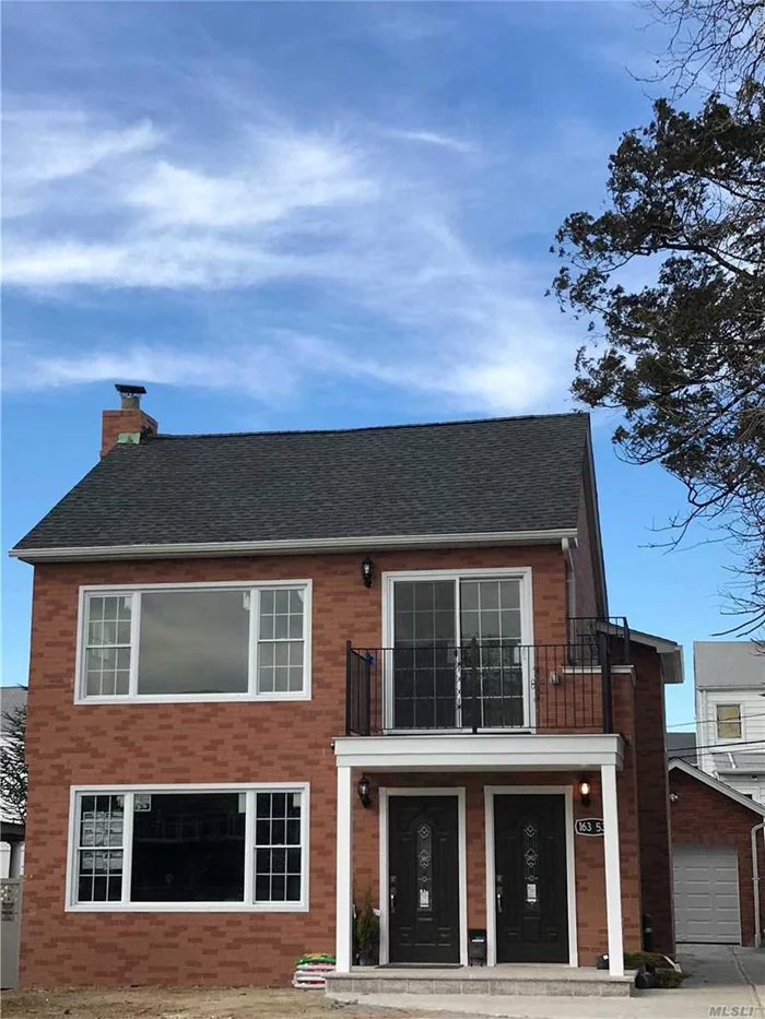 Rarely Found Newly Constructed Detached 2 Family Brick House, Facing South, Detached Garage With New Concrete Driveway, 1st & 2nd Fl Are 2012 Sf, Basement 1006Sf, Brand New Electrical, Plumbing, 8 Pcs Of Split Air Conditioner; Full Size Basement; 2 Gas Meters, 3 Electrical Meters; Ps 184 And Jhs 194, Bayside High School; Buses To Flushing; Minutes To Cross Island Pkwy; Convenient To All