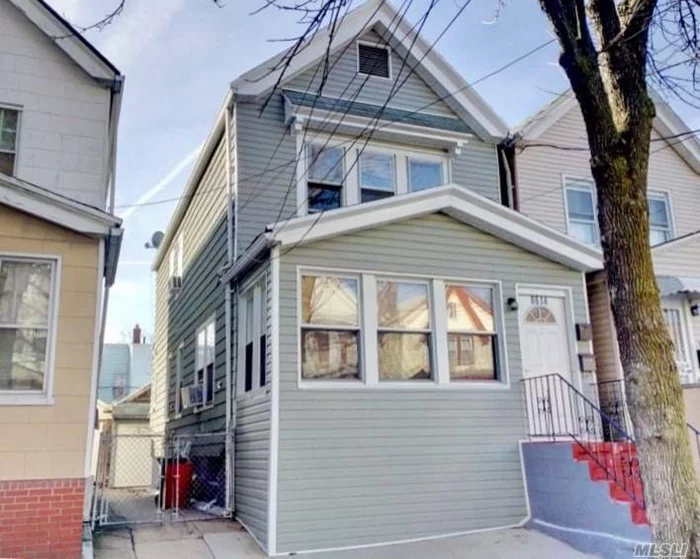 2 Family Home In Woodhaven North. Detached, Beautifully Renovated, With Driveway And 1 Garage, Quiet And Easily Accessible Street. 2 Blocks From The J Train And Buses. Lr/Dr, Eik, 2 Bedrooms On Each Floor And Finished Basement W/ Outside Entrance. Call Now, Come See, And Get A Great Opportunity !!!