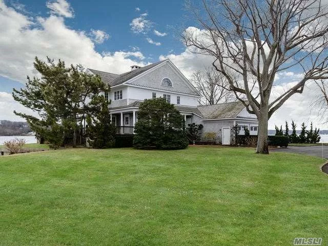 Hamptons Alternative: Near Enough To Manhattan To Be Convenient, But Yet A World Away. With About 300* Of Amazing Waterfront And Views, This 6 Bedroom, 4.5 Bath Colonial Is Heaven To The Eyes! Mint Condition Throughout, A Heated, Gunite Pool And A Private Beach Make This Unique Property The Perfect Summer Rental!