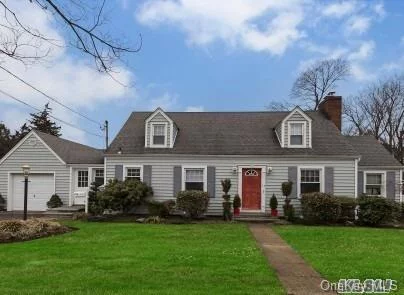 Beautifully Maintained Cape Located In N. Syosset. Light And Bright, Spacious Rooms, Beautiful Hardwood Floors Throughout, Eat In Kitchen, Updated Baths, Huge Master Bedroom, Nice Sized Property With A Large Paver Patio Out Back, Perfect For Entertaining. Berry Hill Elementary School And South Woods Middle School.