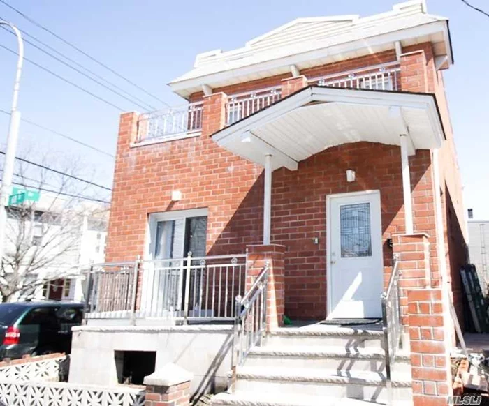 Newly Built Two Family Brick House At The Prime Location In Maspeth. One Duplex Apartment With 3 Bedrooms On The First Floor, Fourth Bedroom On The 2nd Floor With The Balcony Overlooking The Street. Huge Living Room Features An Open Kitchen And A Full Bath Comes With Jacuzzi. On The Rear Of The 2nd Floor, Is A Two Bedroom Apartment With Separate Entrance. Everything Is 4 Years Old In This House! You Will Be Buying A Brand New House, Pack Your Bag And Let&rsquo;s Move In!