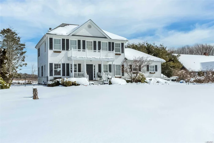 Beautiful Sun Soaked Colonial Sitting On Over Half An Acre In The Oak Neck Estates. This Home Boasts 4 Bedrooms 3.5 Baths Including A Full Apartment With Bedroom, Living Room, Bath, Large Eat-In Kitchen & Dining Room! Enjoy Your In-Ground Pool With Beautiful Views Of Gardiners Park And The Great South Bay. Other Benefits Include A Fireplace, Loft Sitting Area, Central Air And Much, Much More!