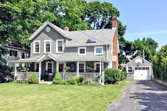 Colonial With Beautifully Updated Appointments Inside & Out. Wide Plank & Oak Floors. Huge Sunlit Kitchen W/ Stainless Steel Appliances. Beautiful Fenced Yard With Vintage Cabin/Studio Dating Back To The 1800S. Landscaped Property With Newly Done Porch & Siding. Close To Chelsea Mansion & Muttontown Preserve.