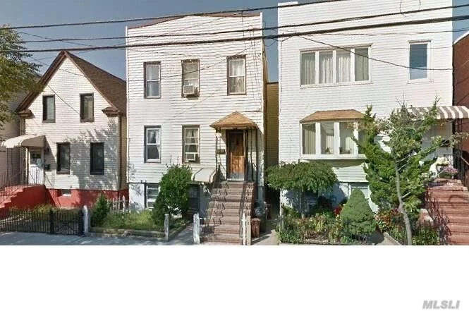 Two Family House In Maspeth, Detached, Frame, 1Br Apt. Over 2Br Apt. Semi-Unfinished Basement With Separate Entrance, Large Backyard, Lot Size: 25X100, Building Size: 22X30, Zoning: M1-1,