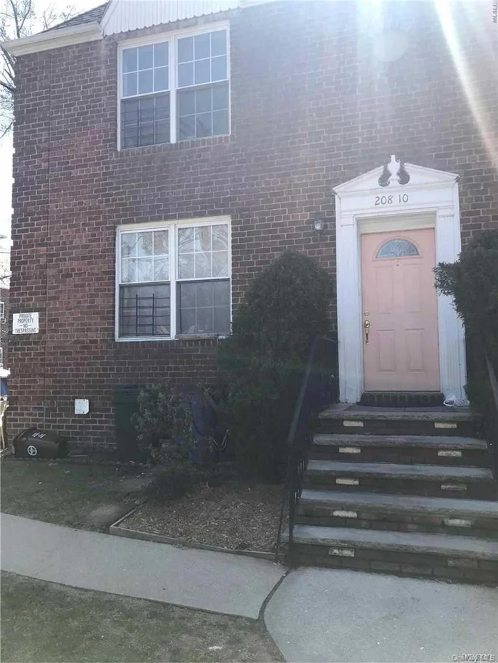 Heat Included , Very Bright 3 Bedroom, Separated Entrance Front Door, 5 Block To Lirr And Bus Stop. Laundry And Storage At Basement. Small Dog Allowed