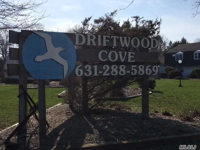 Walk About The Village Of Greenport From This Apartment In Driftwood Cove. Lr/Dr, Bedroom,  Bathroom Plus Storage Or Office Space. Kitchen Has Wood Floors. A/C Unit.