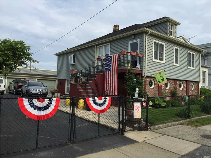 Lovely 5 Br, 2Bath Legal2 Family (As Long As It Is Owner Occupied). Home Has 862 Sq Ft. 3 Car Detached Garage! The First Floor Is Approx. 1026 Sq Ft With Additional Approx. 224 Sq Ft Of Laundry/Storage Room. The Second Floor Is Approx. 1250 Sq Ft. Home Can Be Converted To One Family With Ease!