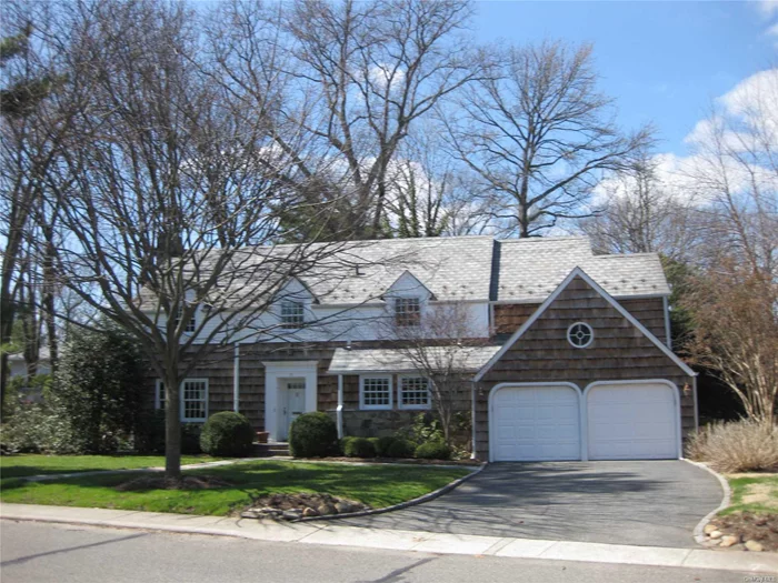 Completely Renovated Center Hall Colonial, Slate Roof, 5 Br, 4 Full Baths On Large Privately Fenced Property, 10 Spacious Sun Filled Rooms, Stone Radiant Heated Floors In Bathrooms & In Designer/Great Room Kitchen, Wide Plank Hw Floors, Gas Heat, Cac, Whole House Generator, Large Brick Patio, Slate Roof Garden Shed, Walk-Out Basement, Convenient To Town, Train, Shopping, 2 Lovely Parks, Manhasset School District #6