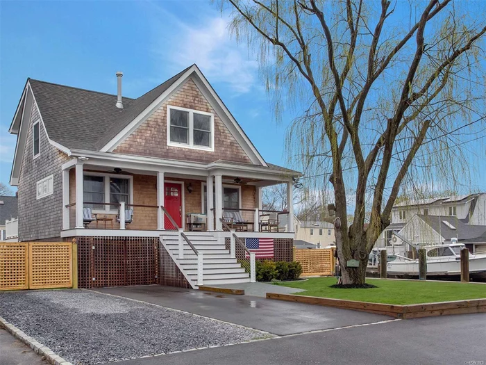 Nothing Was Overlooked When This Custom Built Home Was Raised And Rebuilt In 2016. This Cedar Shake Home Features Open Style Custom Eik / Living With Fireplace And Water Views, 3 Beds, 2 Baths, First Floor Master Office, Hardwood Covered Front Porch, Large Rear Deck, 100&rsquo; New Navy Bulkhead And Dock. 750Sq Ft Dry Storage Under The House With Lights And Elec. X Flood Zone With $369 A Year Insurance...