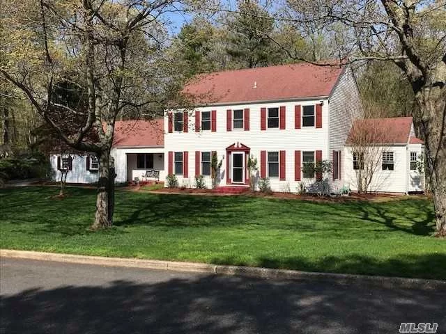 What A Beautiful Spacious Clarendon Colonial With Park Like Property, In Ground Pool, Privacy, 70 Gal Hw Heater,  7 Zone Igs, Cvac, New Anderson Windows. 5th Bedroom/ Library Is A Bonus Room On Main Floor.Private Beach Club, Dues $200 Per Year!