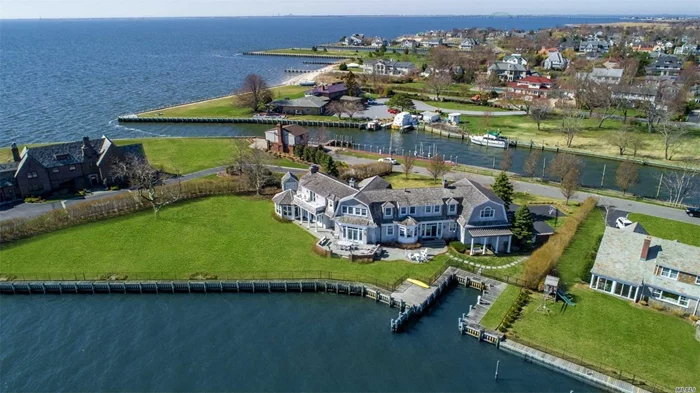 Center Hall Waterfront Home